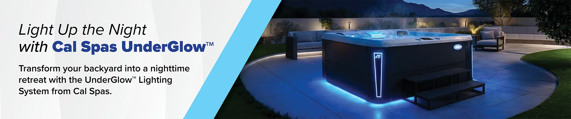 Calspas hot tub being used in a family setting - Lake Havasu